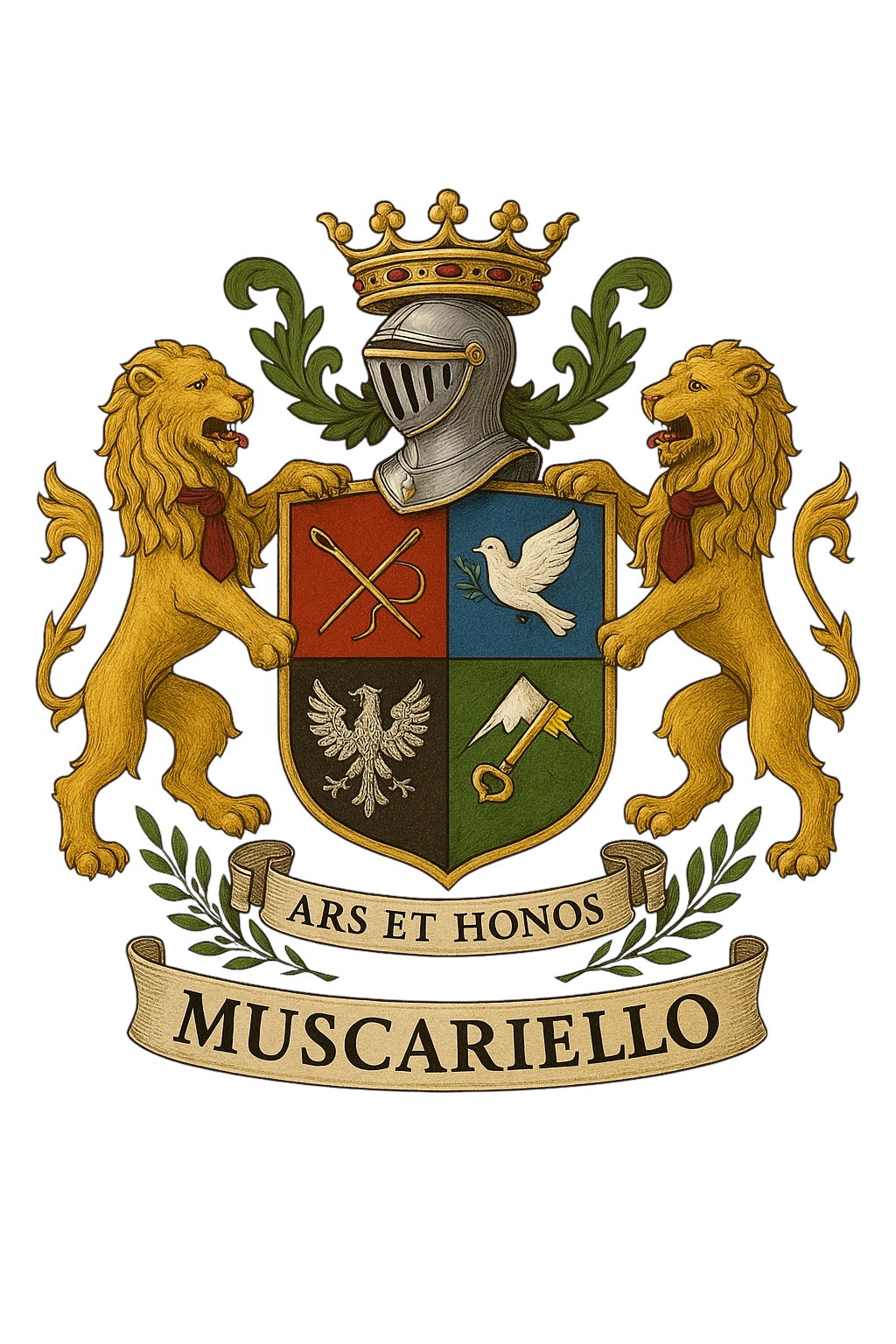 Muscariello family crest